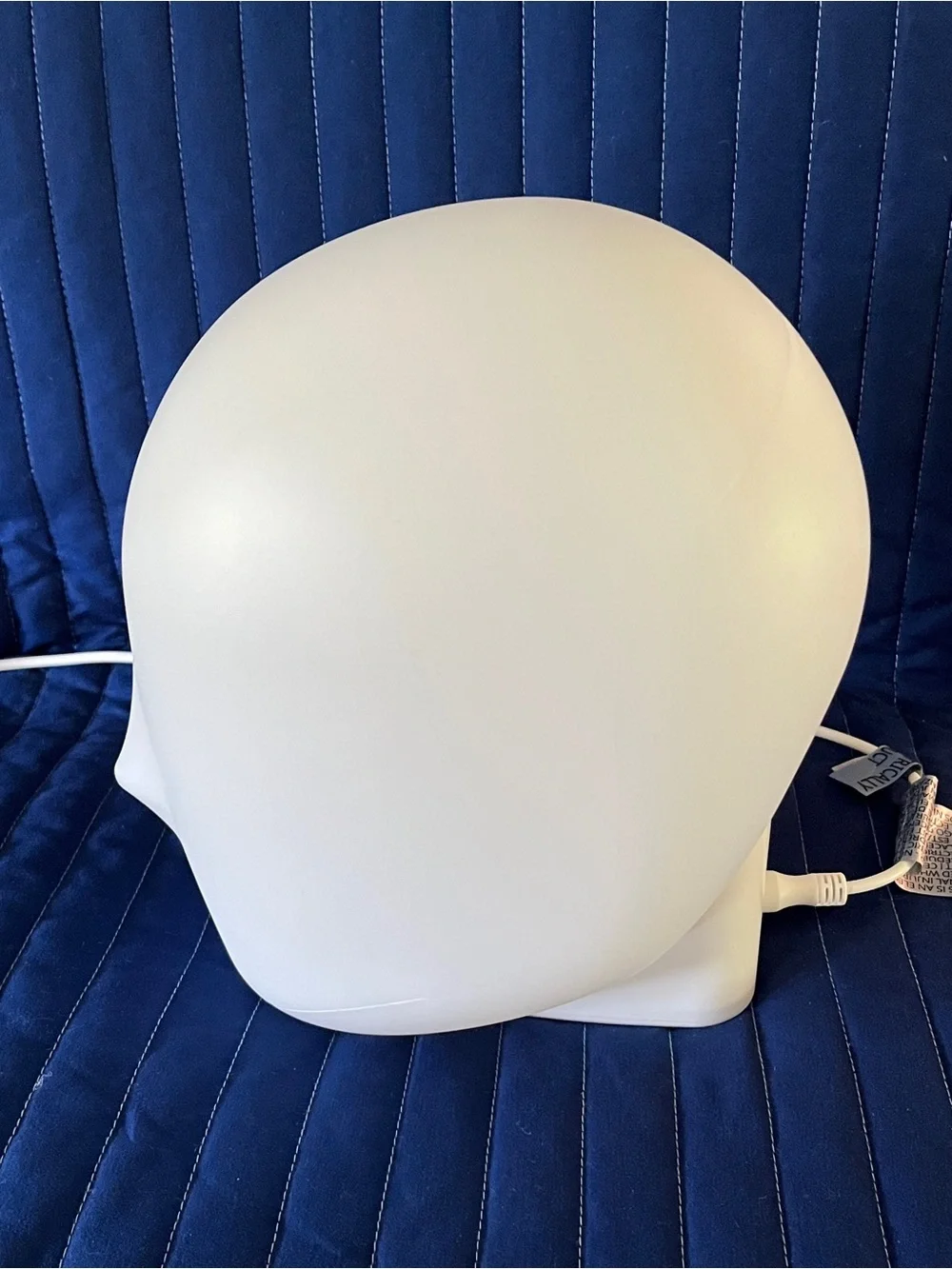 IKEA White Matte Head-Shaped Accent Lantern